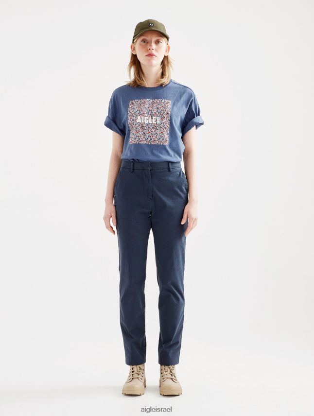 נשים אימפריה Aigle מכנסי צ'ינו ישרים 7/8 בגדים 8V6ZVZ526