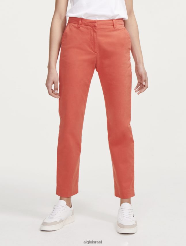 נשים חריסה Aigle מכנסי צ'ינו ישרים 7/8 בגדים 8V6ZVZ544