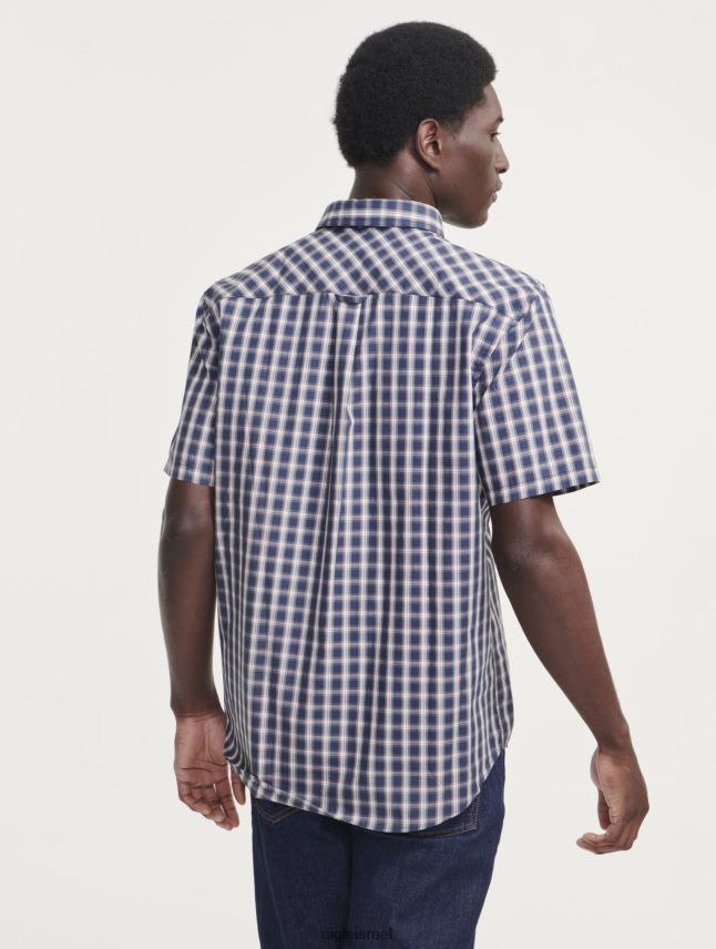 גברים אימפריה צ' Aigle חולצה משובצת עם שרוולים קצרים בגדים 8V6ZVZ100