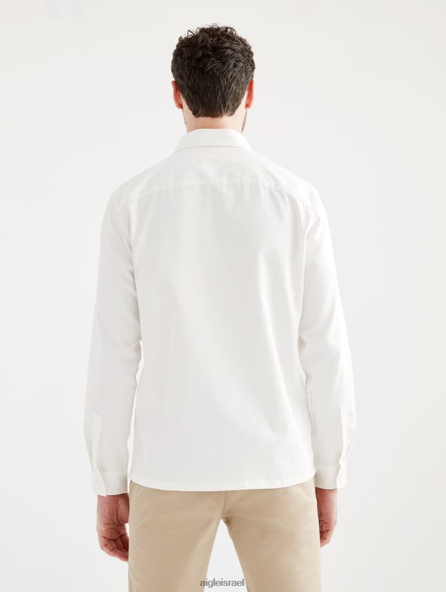 גברים לאט Aigle חולצת כותנה/פשתן עם שרוול ארוך בגדים 8V6ZVZ126