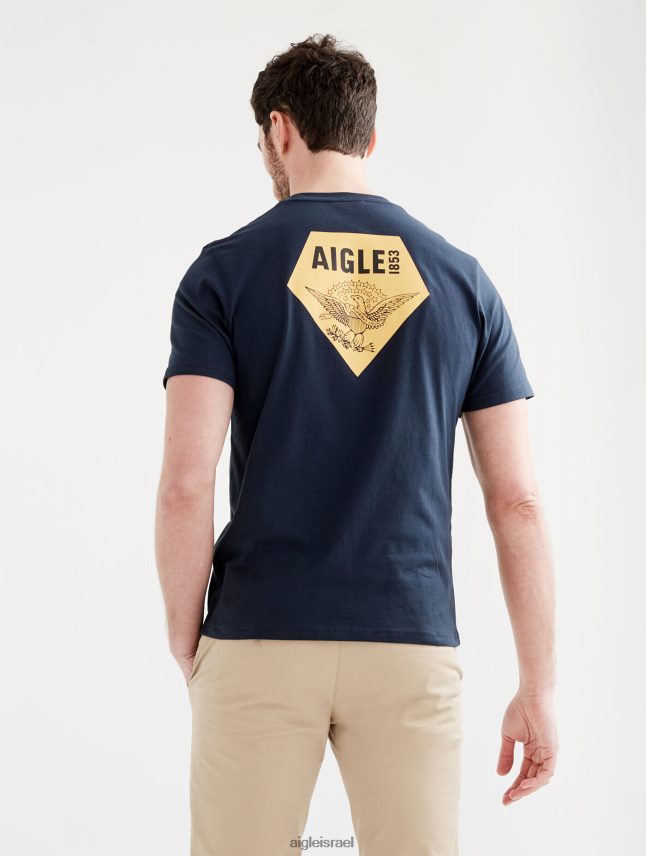 גברים אימפריה Aigle חולצת טריקו עם צווארון צווארון מודפס בגדים 8V6ZVZ133