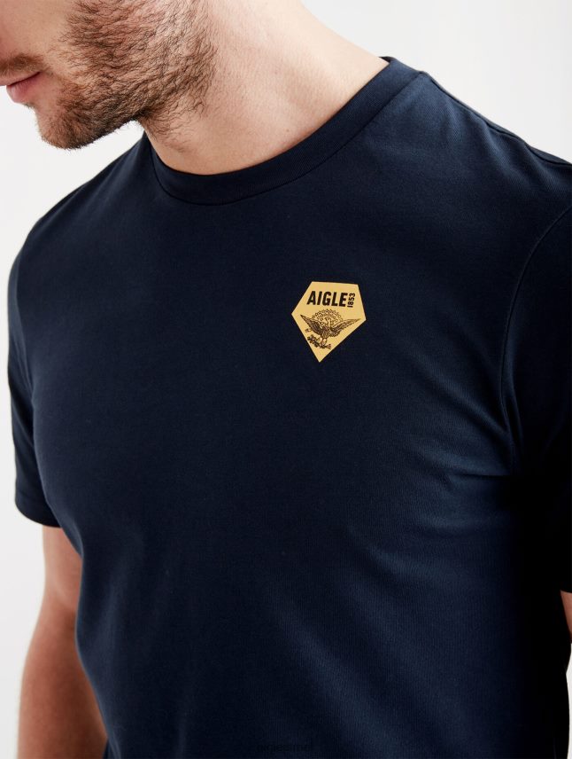 גברים אימפריה Aigle חולצת טריקו עם צווארון צווארון מודפס בגדים 8V6ZVZ133