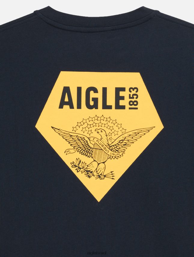 גברים אימפריה Aigle חולצת טריקו עם צווארון צווארון מודפס בגדים 8V6ZVZ133