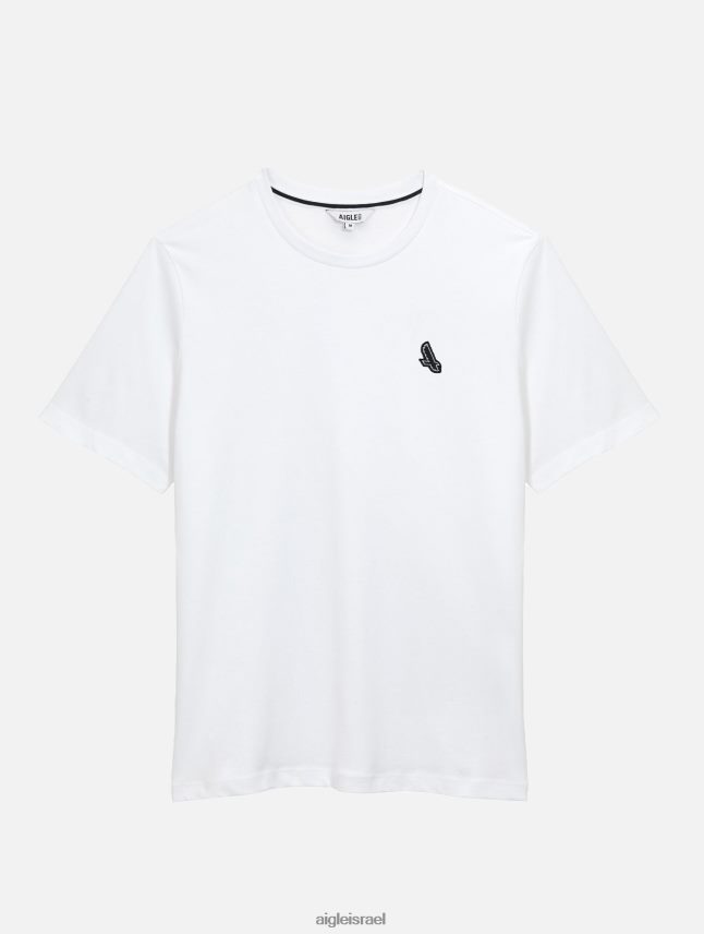 גברים בלאן Aigle חולצת טריקו עם צווארון ג'רסי בגדים 8V6ZVZ138