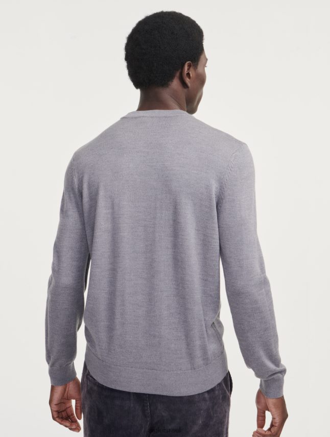 גברים אפור אברש Aigle מגשר עם צוואר צוואר משובח בגדים 8V6ZVZ150