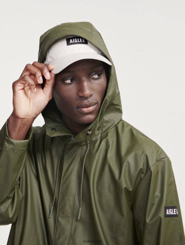 גברים אבוקאט Aigle פארקה עמיד למים עם ברדס ארוך בגדים 8V6ZVZ163