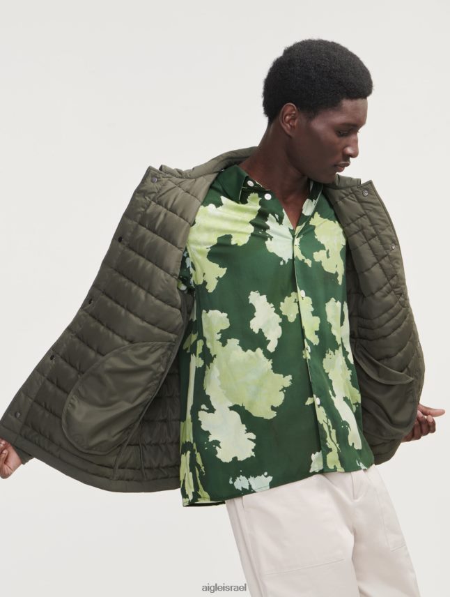 גברים אבוקאט Aigle מעיל דופונט סורונה דוחה מים באורך בינוני בגדים 8V6ZVZ176