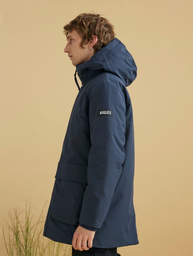 גברים אימפריה Aigle פארקה דופונט סורונה גור-טקס עם ברדס ארוך בגדים 8V6ZVZ182