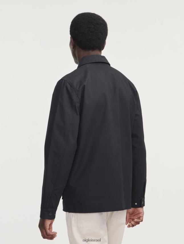 גברים נואר Aigle מעיל ספארי מצופה קצר בגדים 8V6ZVZ185