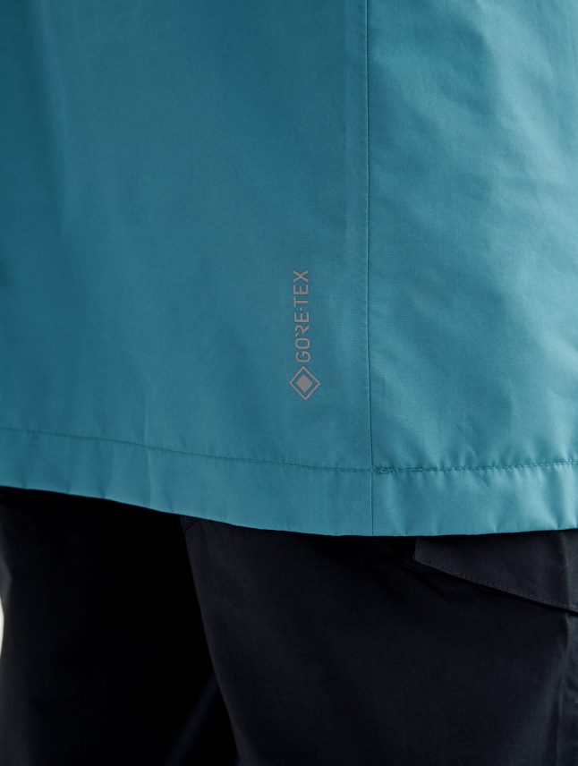 גברים הידרו Aigle פארקה גור-טקס ארוכה עם קפוצ'ון כפול בגדים 8V6ZVZ193