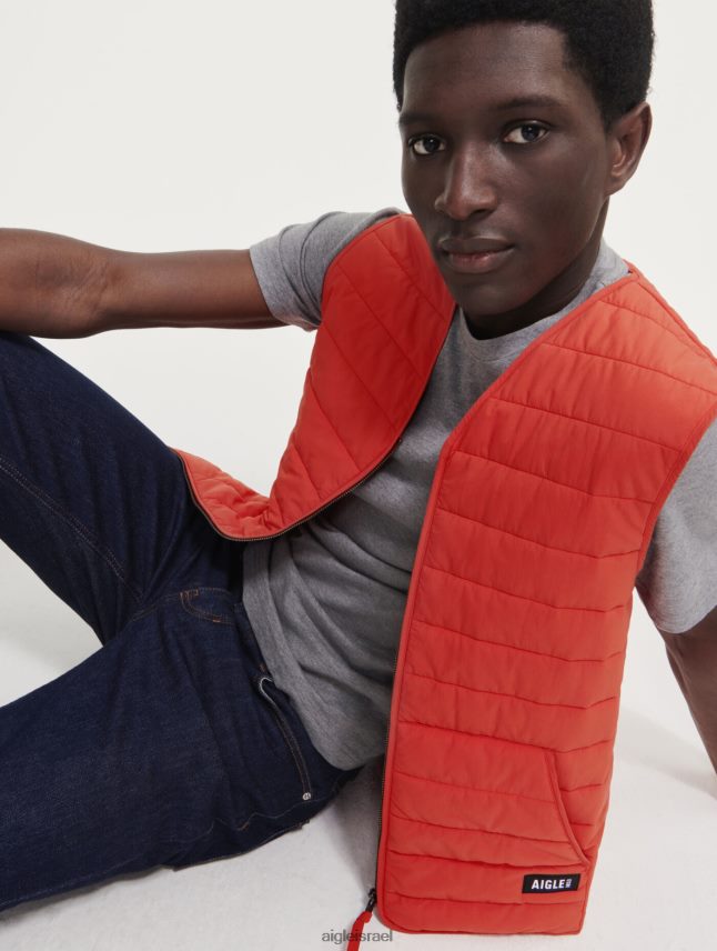 גברים חריסה Aigle ווסט קצר עם שרוולים דופונט סורונה בגדים 8V6ZVZ196