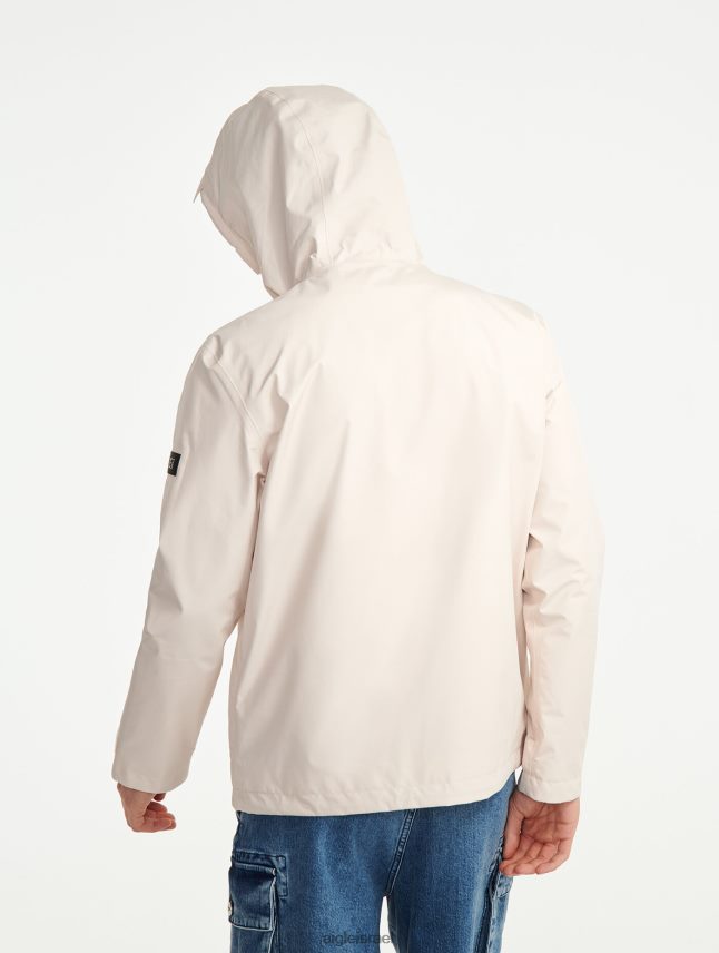 גברים צוֹבֶל Aigle מעיל גור-טקס קצר עם קפוצ'ון בגדים 8V6ZVZ200