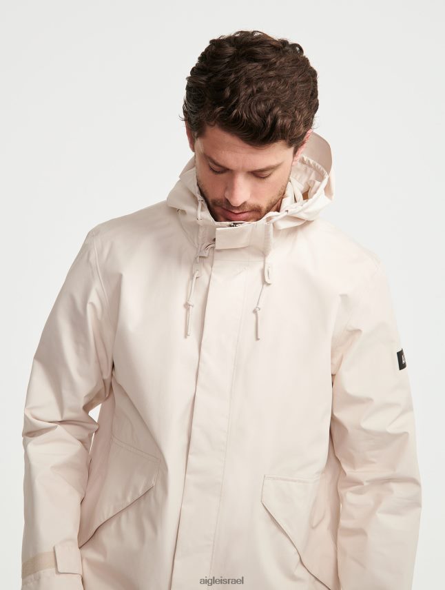 גברים צוֹבֶל Aigle מעיל גור-טקס קצר עם קפוצ'ון בגדים 8V6ZVZ200