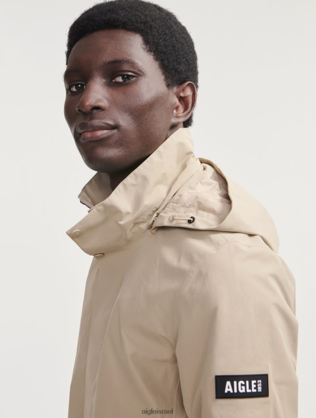 גברים אוסייר Aigle פארקה גור-טקס עם קפוצ'ון ארוך בגדים 8V6ZVZ203