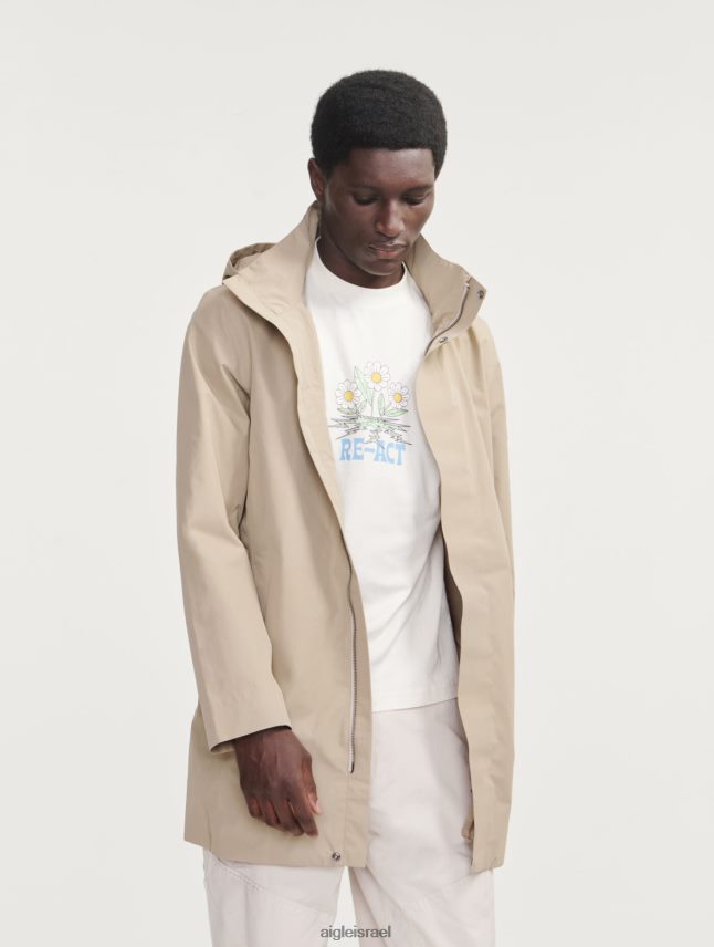 גברים אוסייר Aigle פארקה גור-טקס עם קפוצ'ון ארוך בגדים 8V6ZVZ203