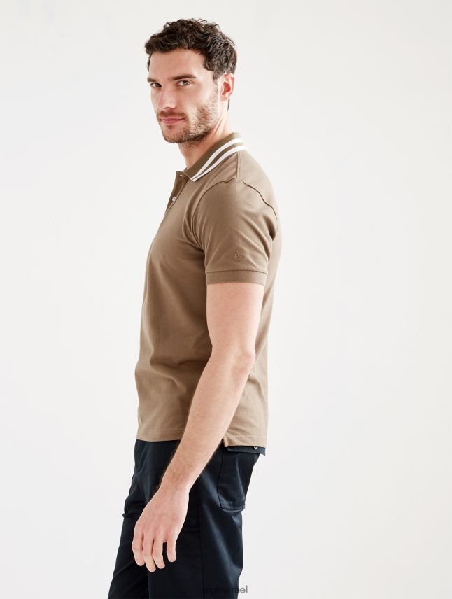 גברים קָפּוּצִ'ינוֹ Aigle פולו-חולצת צווארון כפול שרוולים קצרים בגדים 8V6ZVZ25