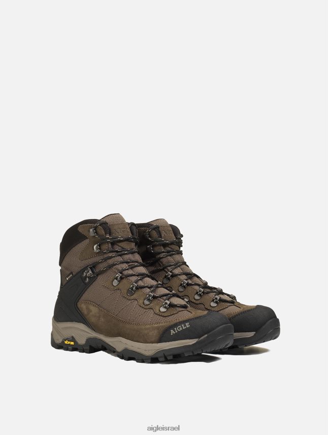 גברים אָפוֹר חוּם Aigle נעלי ביצועים קלות משקל ונושמות למים נעליים 8V6ZVZ261