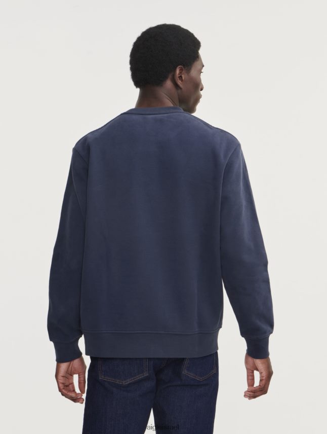 גברים אימפריה Aigle סווטשירט עם צווארון צווארון מודפס מוברש בגדים 8V6ZVZ26