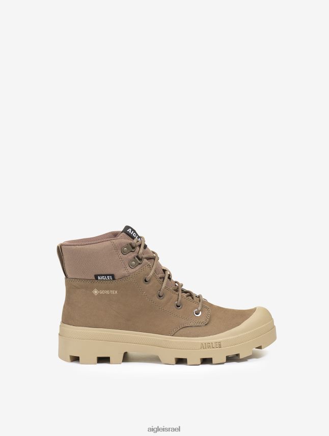 גברים עַרמוֹן Aigle נעל ההליכה האייקונית מעור גור-טקס נעליים 8V6ZVZ271