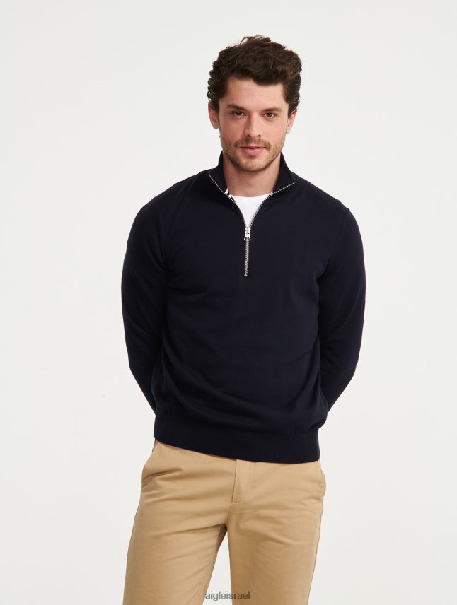 גברים אימפריה Aigle מגשר דק עם חצי רוכסן צוואר גבוה בגדים 8V6ZVZ30