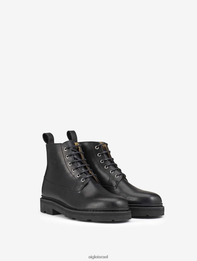 גברים נואר Aigle מגף המדבר מעור תפור נורווגי מגפיים 8V6ZVZ306