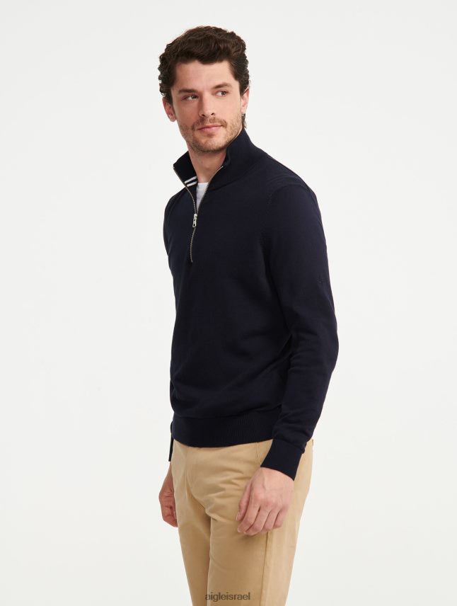 גברים אימפריה Aigle מגשר דק עם חצי רוכסן צוואר גבוה בגדים 8V6ZVZ30