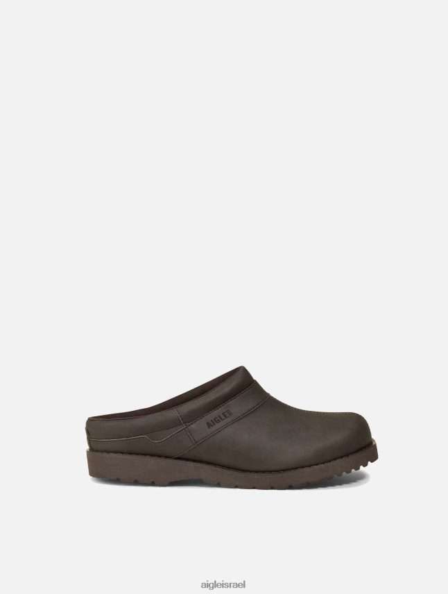 גברים חום כהה Aigle גוש עור קל במיוחד נעליים 8V6ZVZ314