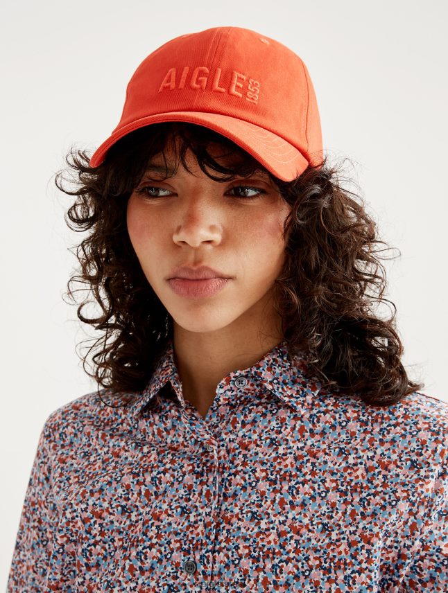 גברים חריסה Aigle כובע איקוני רקום אביזרים 8V6ZVZ408