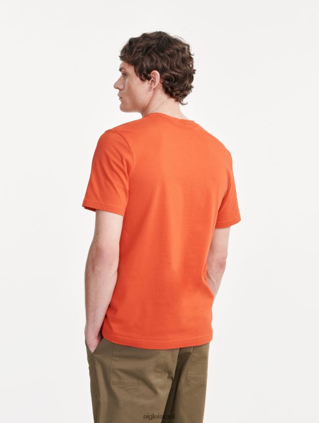 גברים חריסה Aigle חולצת טריקו עם צווארון ג'רסי בגדים 8V6ZVZ40