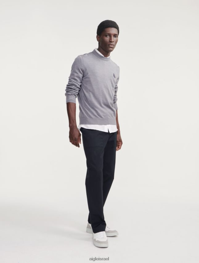 גברים נואר Aigle מכנסיים מהירים יבשים מותניים אלסטיים בגדים 8V6ZVZ41