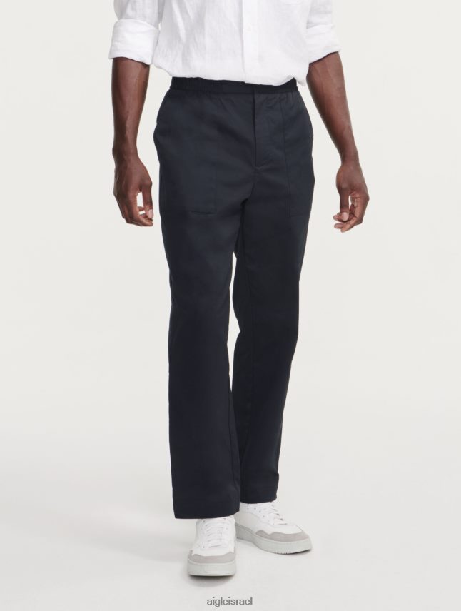 גברים נואר Aigle מכנסיים מהירים יבשים מותניים אלסטיים בגדים 8V6ZVZ41