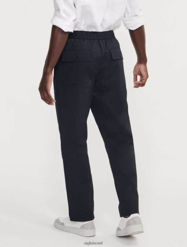 גברים נואר Aigle מכנסיים מהירים יבשים מותניים אלסטיים בגדים 8V6ZVZ41