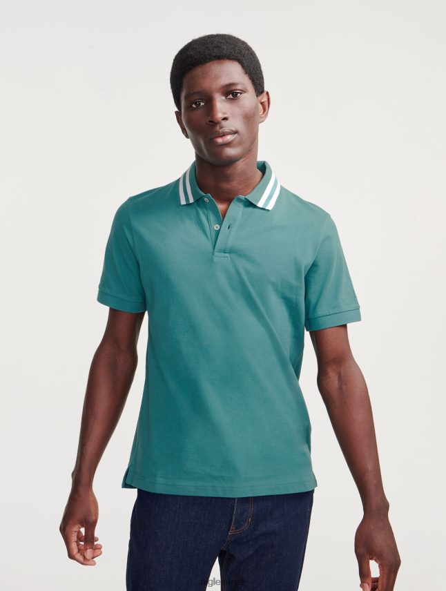 גברים הידרו Aigle פולו-חולצת צווארון כפול שרוולים קצרים בגדים 8V6ZVZ42