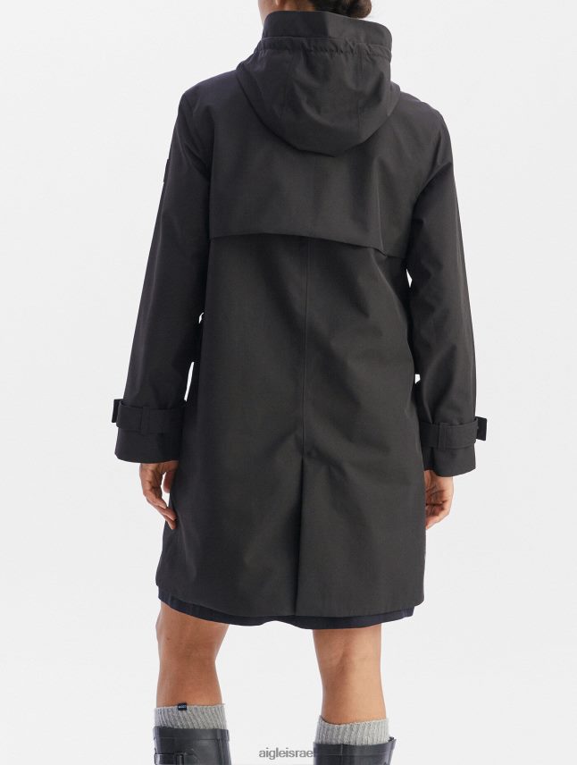 נשים נואר Aigle פארקה גור-טקס ארוכה בגדים 8V6ZVZ427