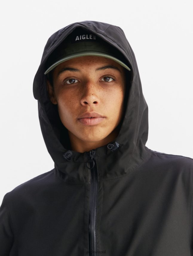 נשים נואר Aigle פארקה גור-טקס ארוכה בגדים 8V6ZVZ427