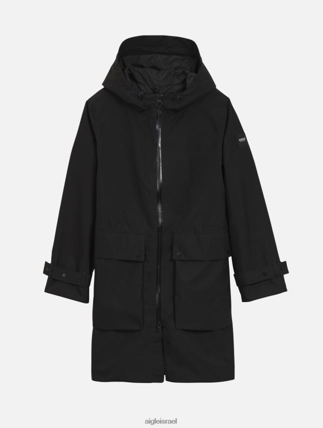 נשים נואר Aigle פארקה גור-טקס ארוכה בגדים 8V6ZVZ427