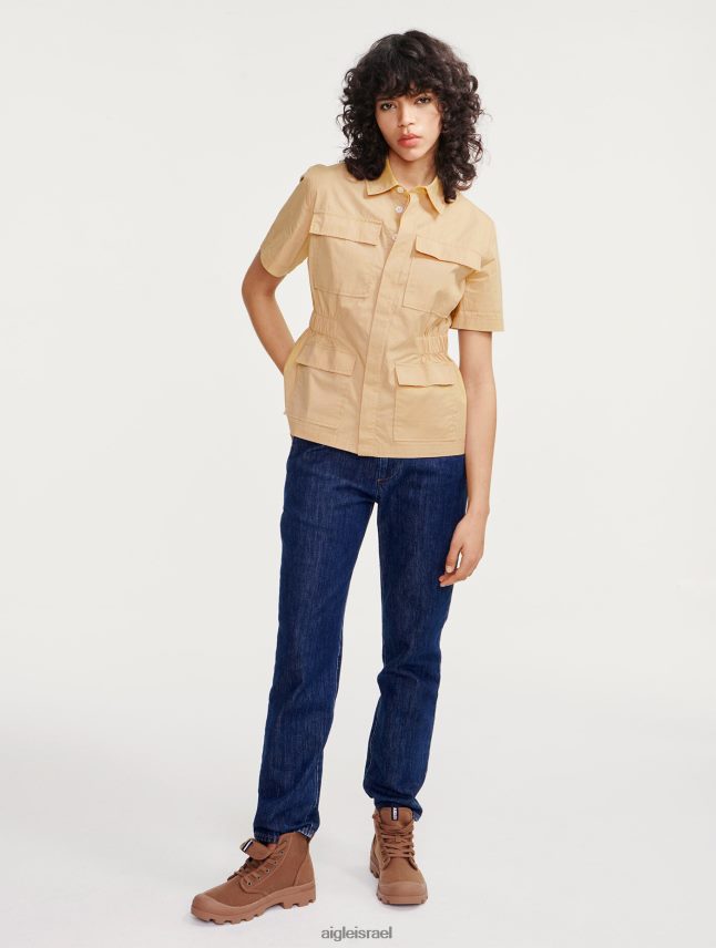 נשים אוסייר Aigle ז'קט ספארי עם שרוולים קצרים בגדים 8V6ZVZ442