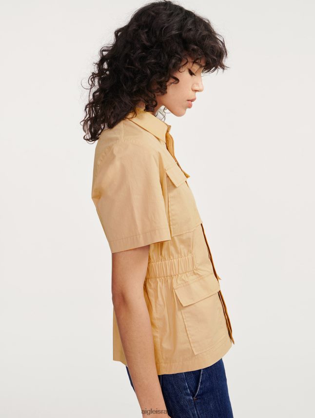 נשים אוסייר Aigle ז'קט ספארי עם שרוולים קצרים בגדים 8V6ZVZ442