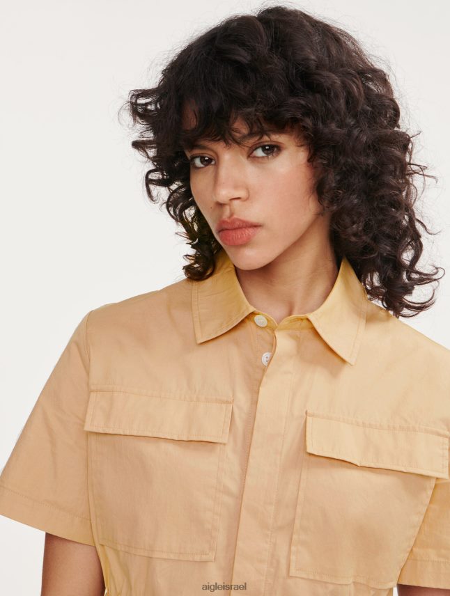 נשים אוסייר Aigle ז'קט ספארי עם שרוולים קצרים בגדים 8V6ZVZ442