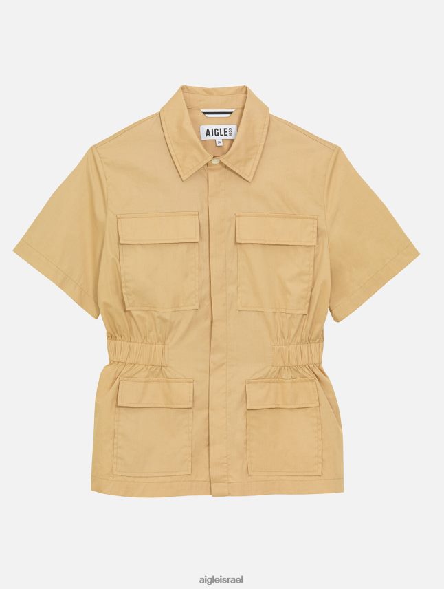 נשים אוסייר Aigle ז'קט ספארי עם שרוולים קצרים בגדים 8V6ZVZ442