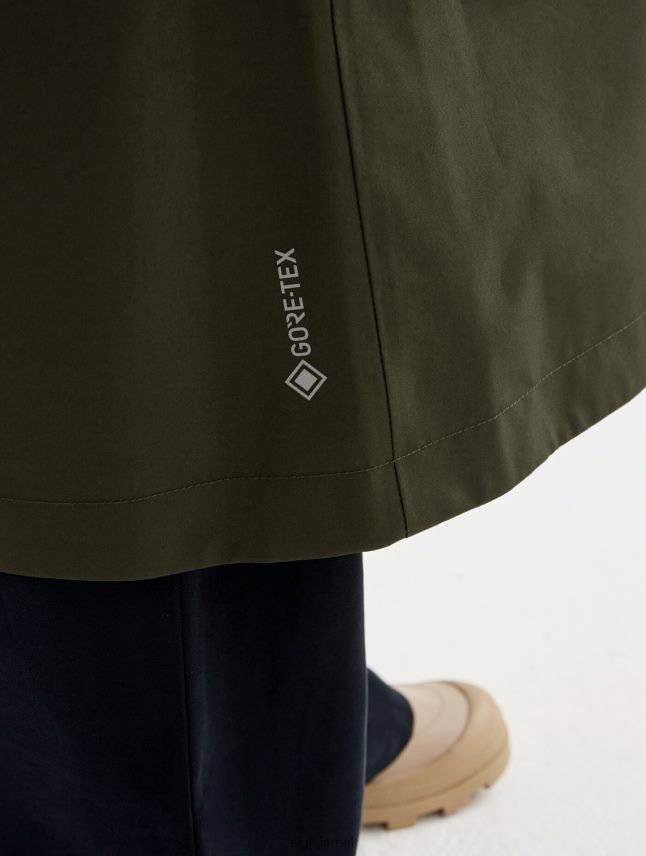 נשים אלג Aigle מעיל גשם ארוך גור טקס מעוצב מחדש בגדים 8V6ZVZ447