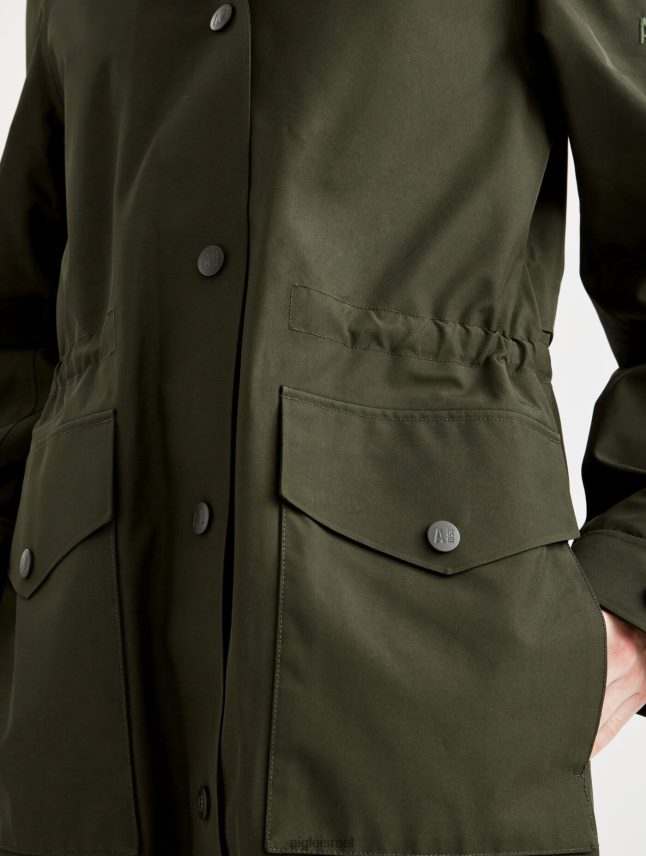 נשים אלג Aigle מעיל גשם ארוך גור טקס מעוצב מחדש בגדים 8V6ZVZ447