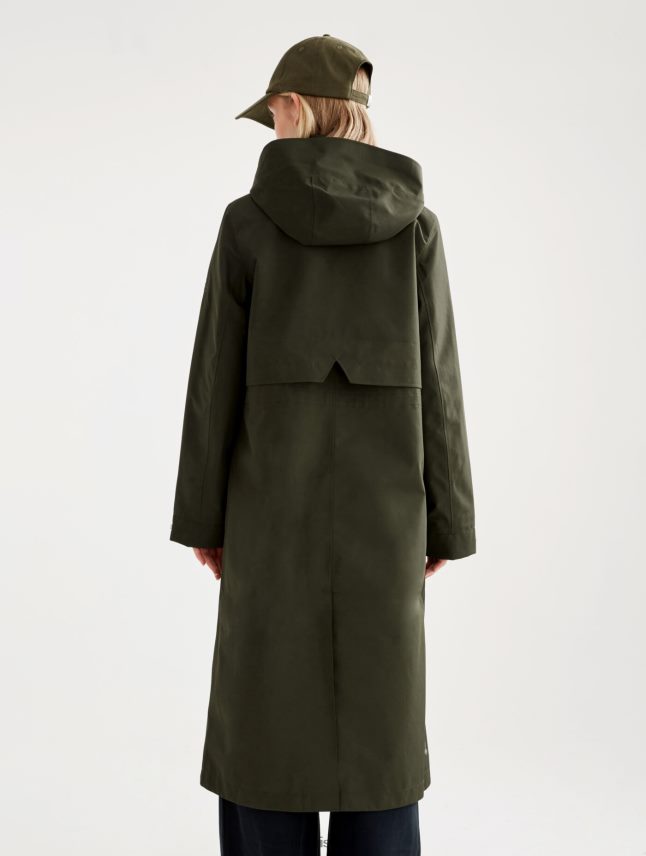 נשים אלג Aigle מעיל גשם ארוך גור טקס מעוצב מחדש בגדים 8V6ZVZ447