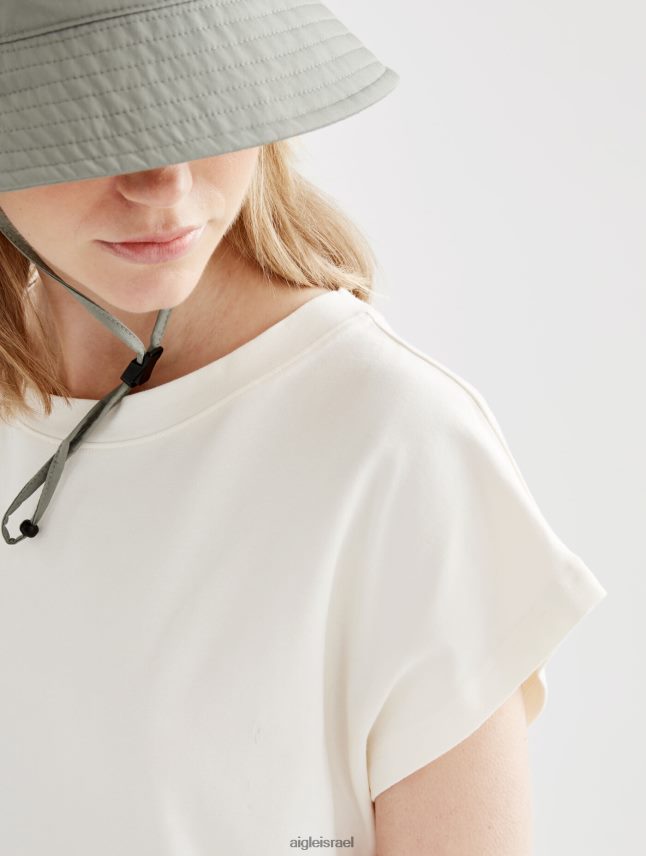 נשים לאט Aigle חולצת טריקו עם כתף נשמטת בגדים 8V6ZVZ450