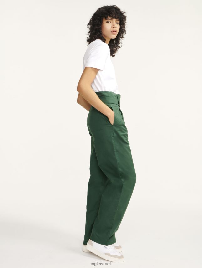 נשים בוטני Aigle מכנסיים רחבים מכותנה אריג בגדים 8V6ZVZ453