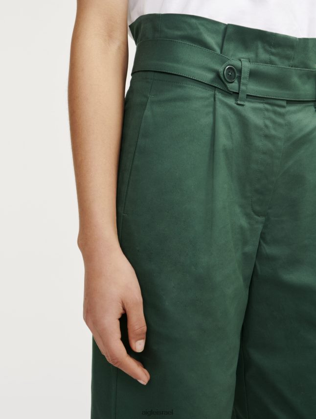 נשים בוטני Aigle מכנסיים רחבים מכותנה אריג בגדים 8V6ZVZ453