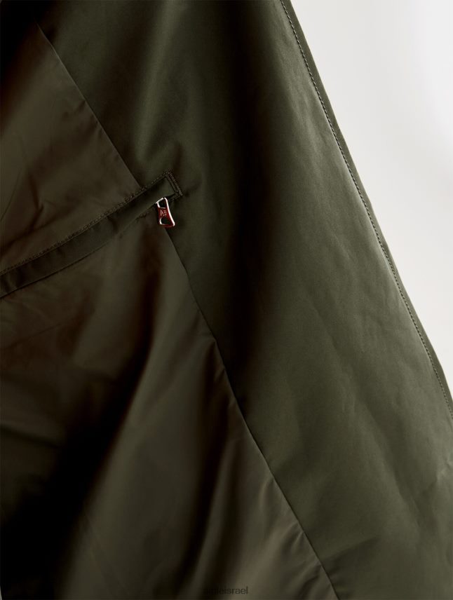 נשים אבוקאט Aigle קפוצ'ון ניתן להסרה מעיל טרנץ' קצר גור טקס בגדים 8V6ZVZ457