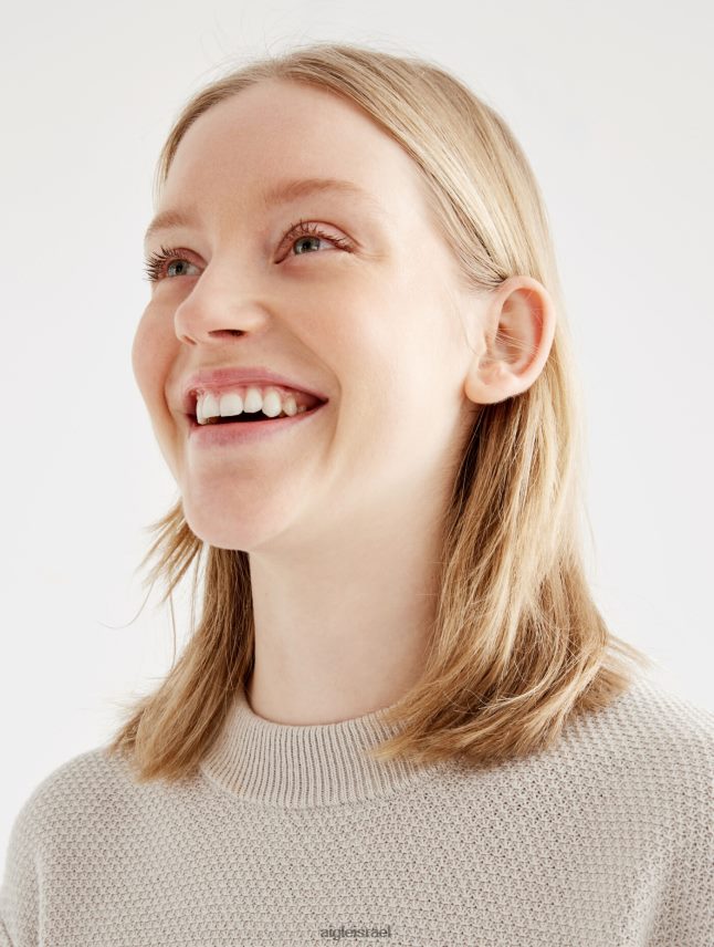 נשים צוֹבֶל Aigle מגשר עם שרוולים קצרים עם סריג דקורטיבי בגדים 8V6ZVZ458