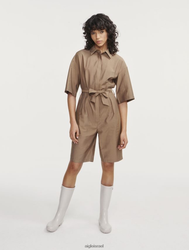 נשים קָפּוּצִ'ינוֹ Aigle סרבל מכנסי ברמודה עם שרוולים קצרים בגדים 8V6ZVZ459