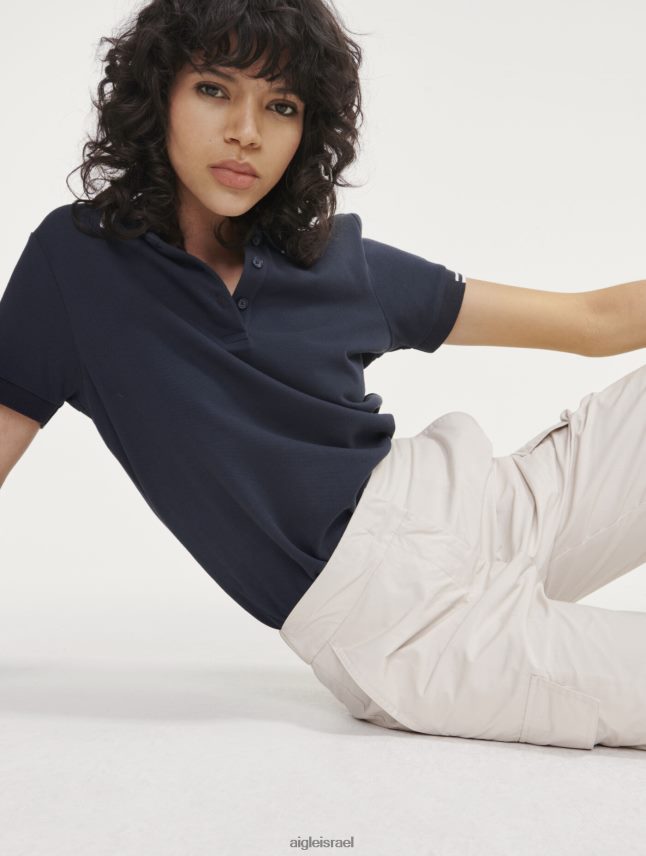 נשים אימפריה Aigle חולצת פולו עם שרוולים קצרים בגדים 8V6ZVZ468